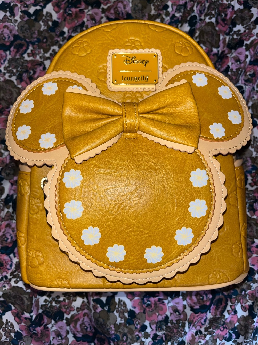 Loungefly Pumpkin spice Minnie Mini Backpack